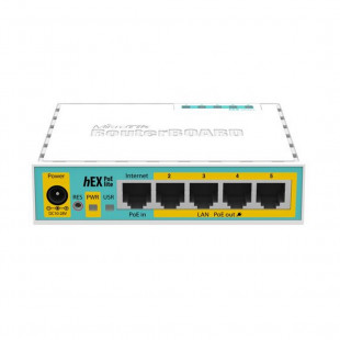 Маршрутизатор MikroTik hEX PoE lite (RB750UPr2)