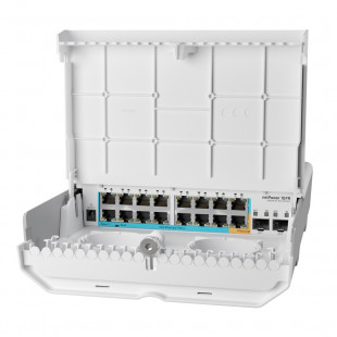 Комутатор MikroTik netPower 15FR (CRS318-1Fi-15Fr-2S-OUT)