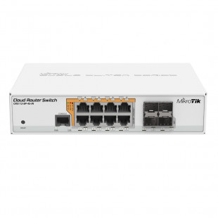 Комутатор MikroTik Cloud Router Switch 112-8P-4S-IN (CRS112-8P-4S-IN)