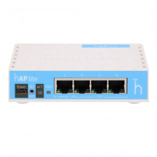 Wi-Fi роутер MikroTik hAP lite (RB941-2nD) Wi-Fi роутер MikroTik hAP lite (RB941-2nD)