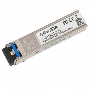 Оптичний SFP модуль MikroTik S-31DLC20D